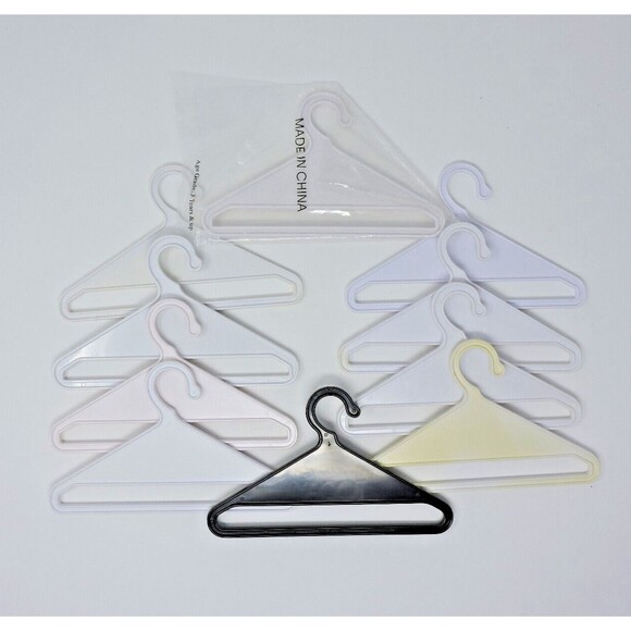 AMERICAN GIRL Star Logo Plastic Doll Clothing Hangers 1 NEW SEALED 9 Pre-owned - Picture 5 of 7